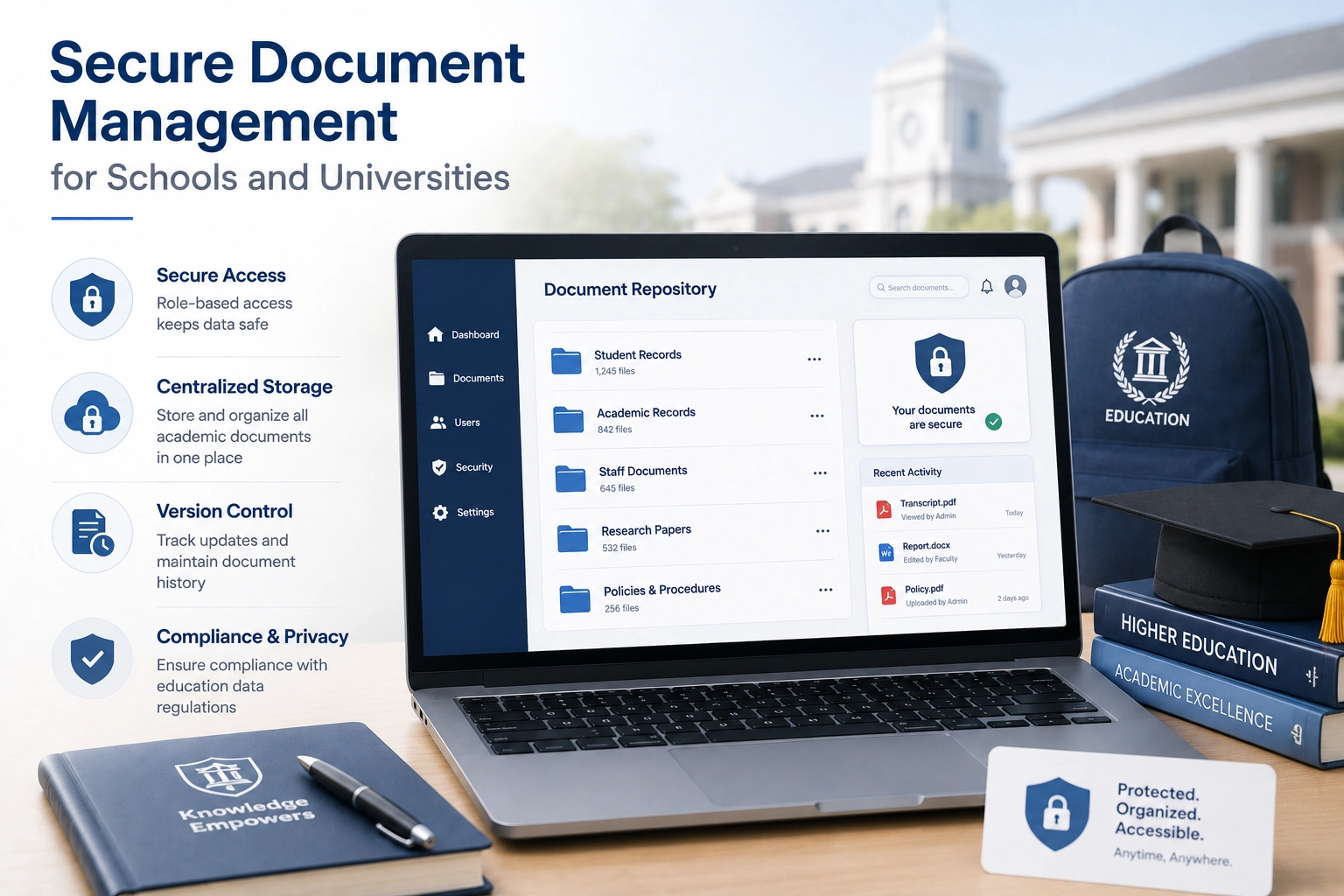 Secure Document Management for Schools and Universities | Eondocs